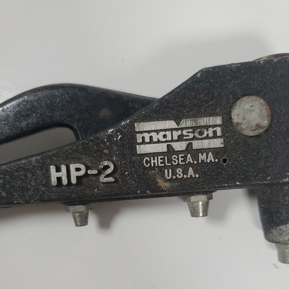 Marson HP-2 Klik-Fast Hand Rivet Gun Riveter Installer Tool USA - Picture 2 of 10